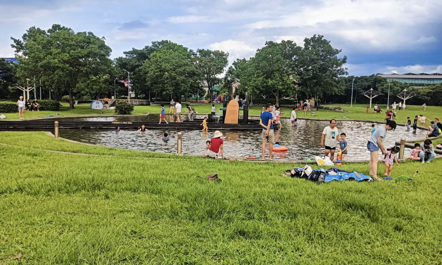 內湖運動公園親水池6月起免費開放