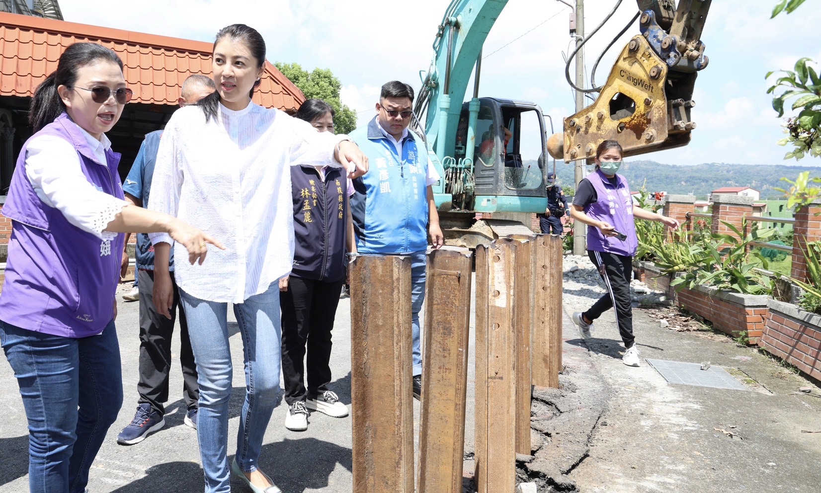 南投道路塌陷成災  搶修一星期結果出爐