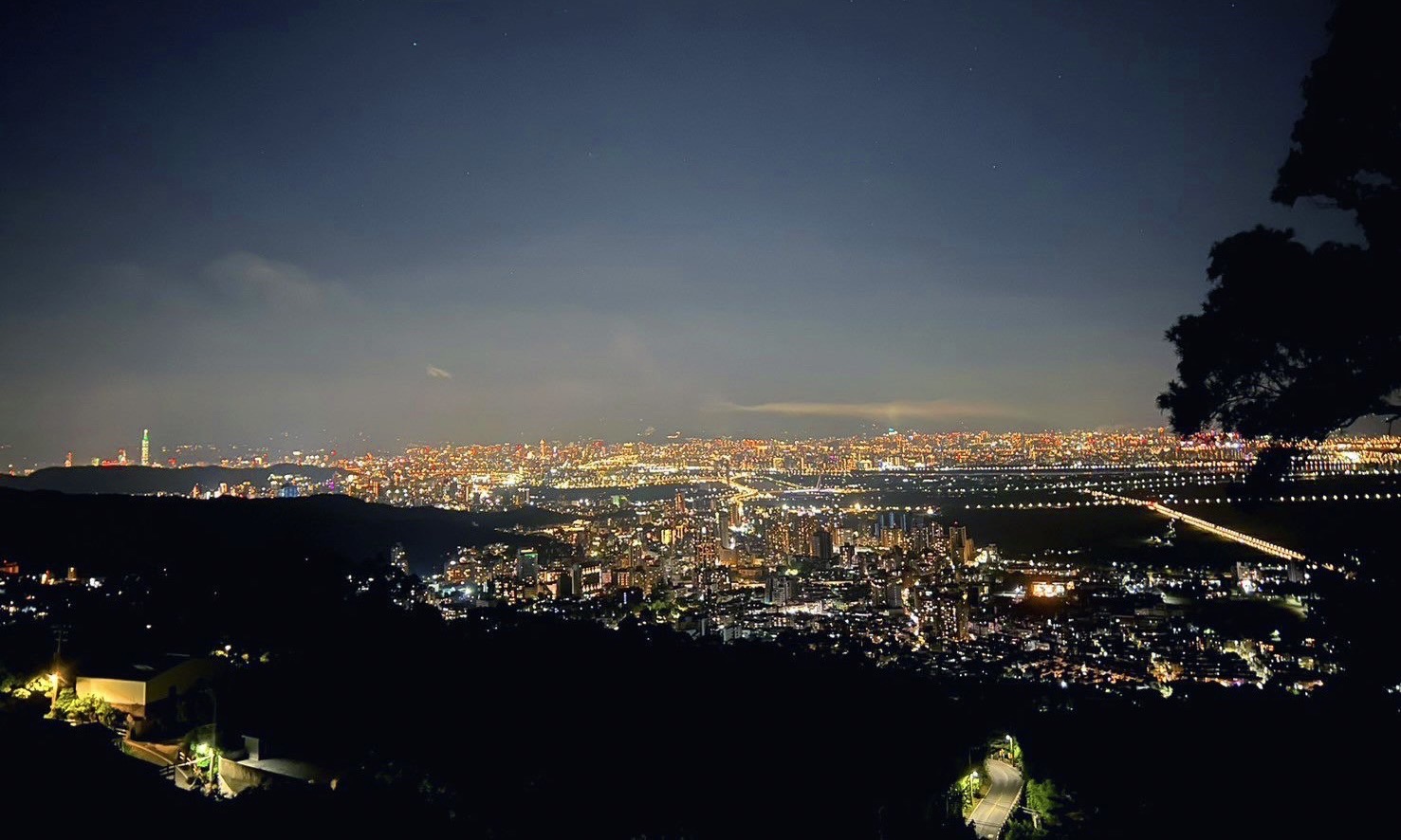 七夕精選郊山絕美農村夜景